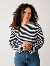 La Marinière - Navy Stripe Cotton Top