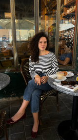 La Marinière - Navy Stripe Cotton Top