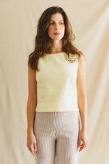 maya top - butter yellow