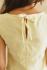 maya top - butter yellow