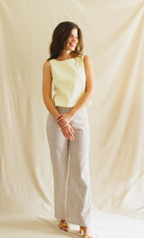 maya top - butter yellow