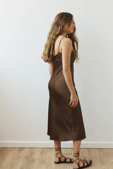 paloma dress dark chocolate