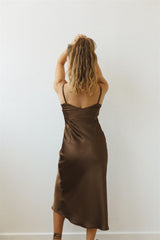 paloma dress dark chocolate