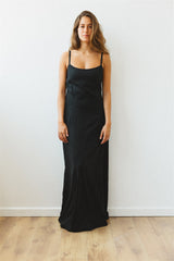 monica dress maxi black