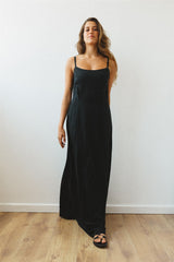 monica dress maxi black
