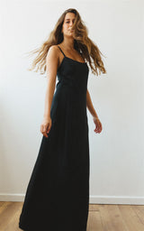 monica dress maxi black