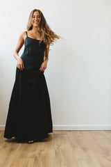 monica dress maxi black