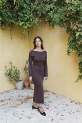 luca dress espresso