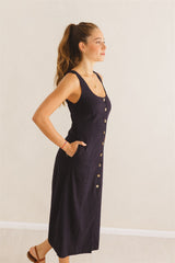 coco dress midnight blue navy