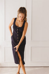 coco dress midnight blue navy