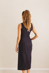 coco dress midnight blue navy