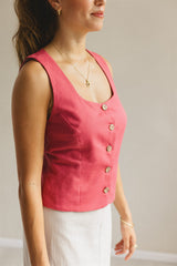 alba vest lychee