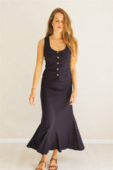 alba vest midnight navy