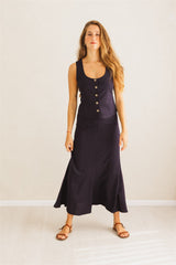 alba vest midnight navy