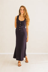 alba vest midnight navy