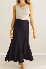 alba skirt midnight blue navy