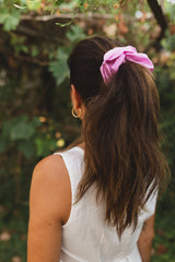 Loulou scrunchie - pink