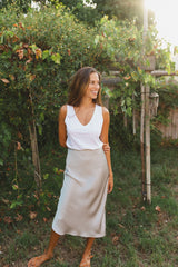 Élise skirt - Silver