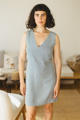 The Summer Dress - Gingham Viscose Mini Dress