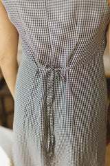 The Summer Dress - Gingham Viscose Mini Dress