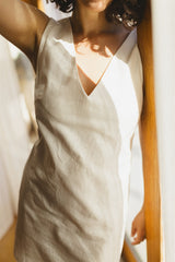 The Summer Dress - Ivory Cotton Mini Dress