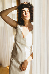 The Summer Dress - Ivory Cotton Mini Dress