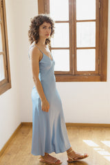 paloma dress soft blue