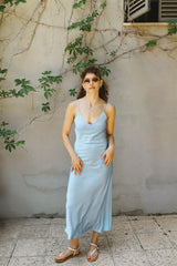 paloma dress soft blue