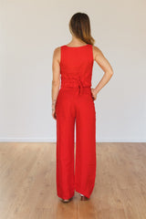 Dianne pants red