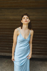 paloma dress soft blue