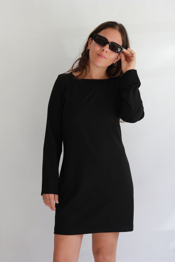 fall dress black