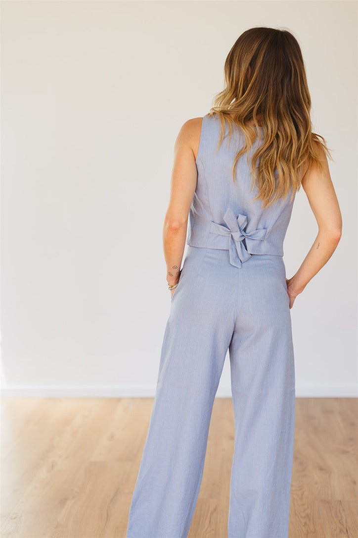 Dianne vest blue
