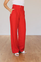 Dianne pants red