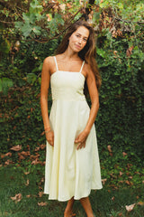Renée dress - Butter Yellow
