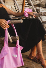 Loulou scrunchie - pink