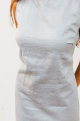 Summer linen dress - Grey
