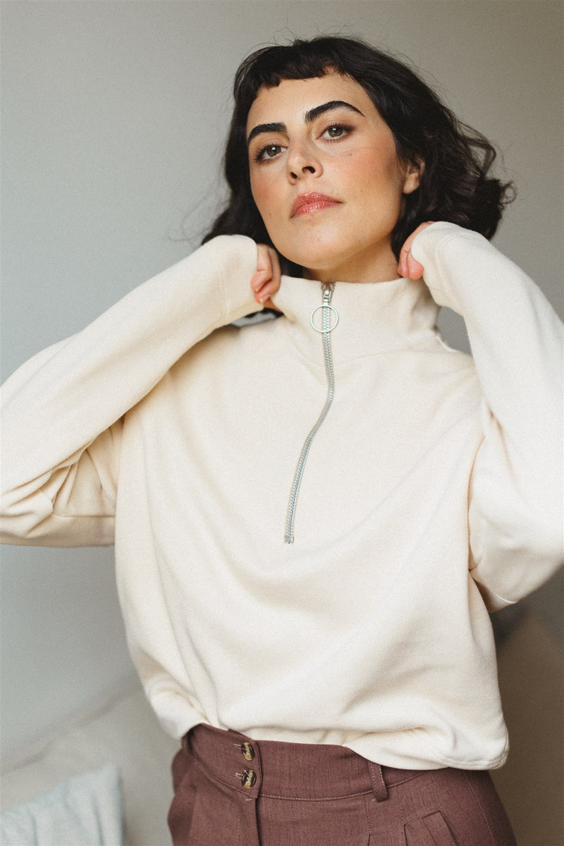 meg sweatshirt cream