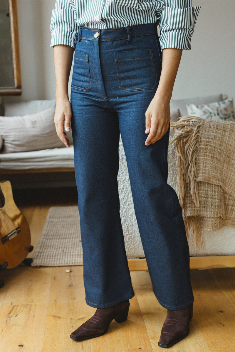 the denim liverpool pants