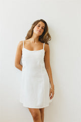 monica white dress