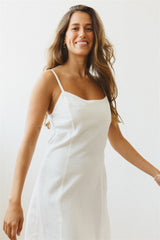 monica white dress