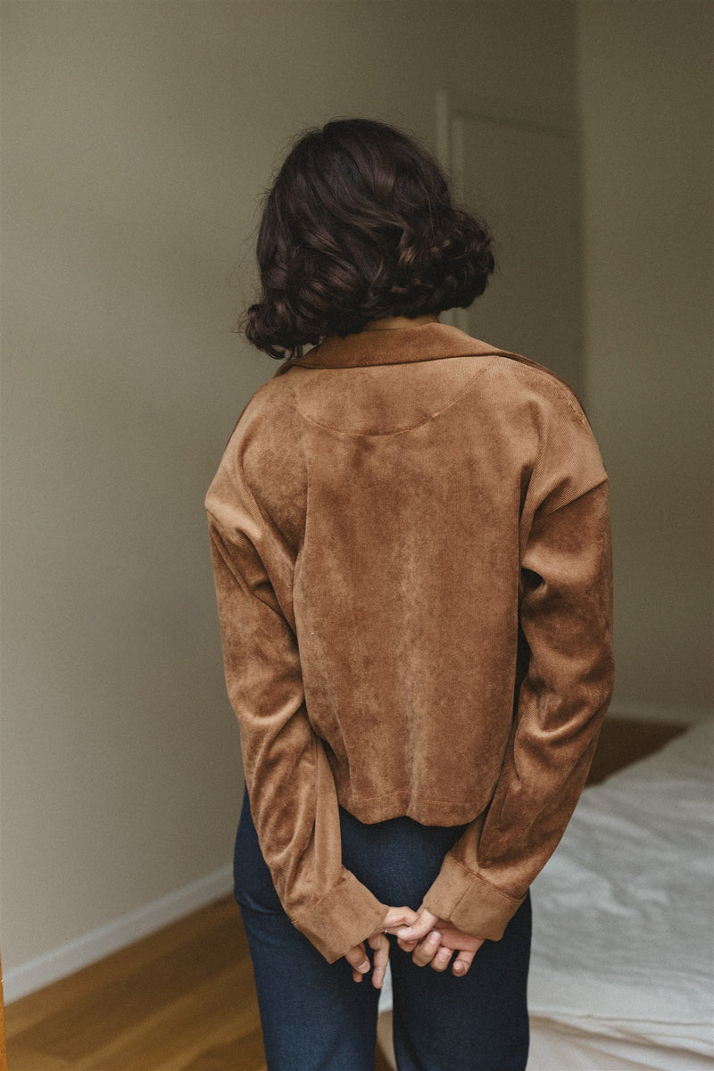 diane jacket camel corduroy