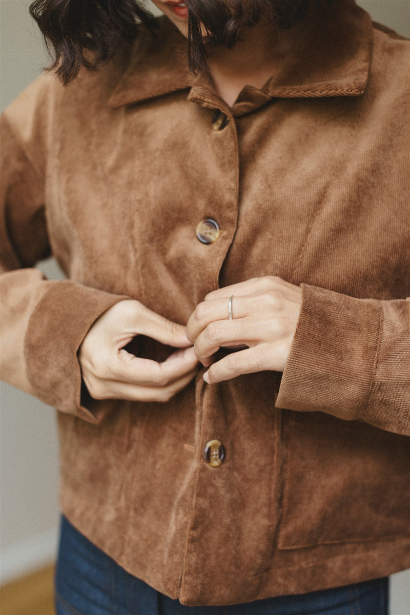 diane jacket camel corduroy