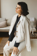 diane jacket cream corduroy