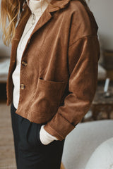 diane jacket camel corduroy