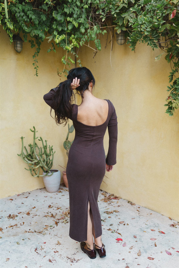 luca dress espresso