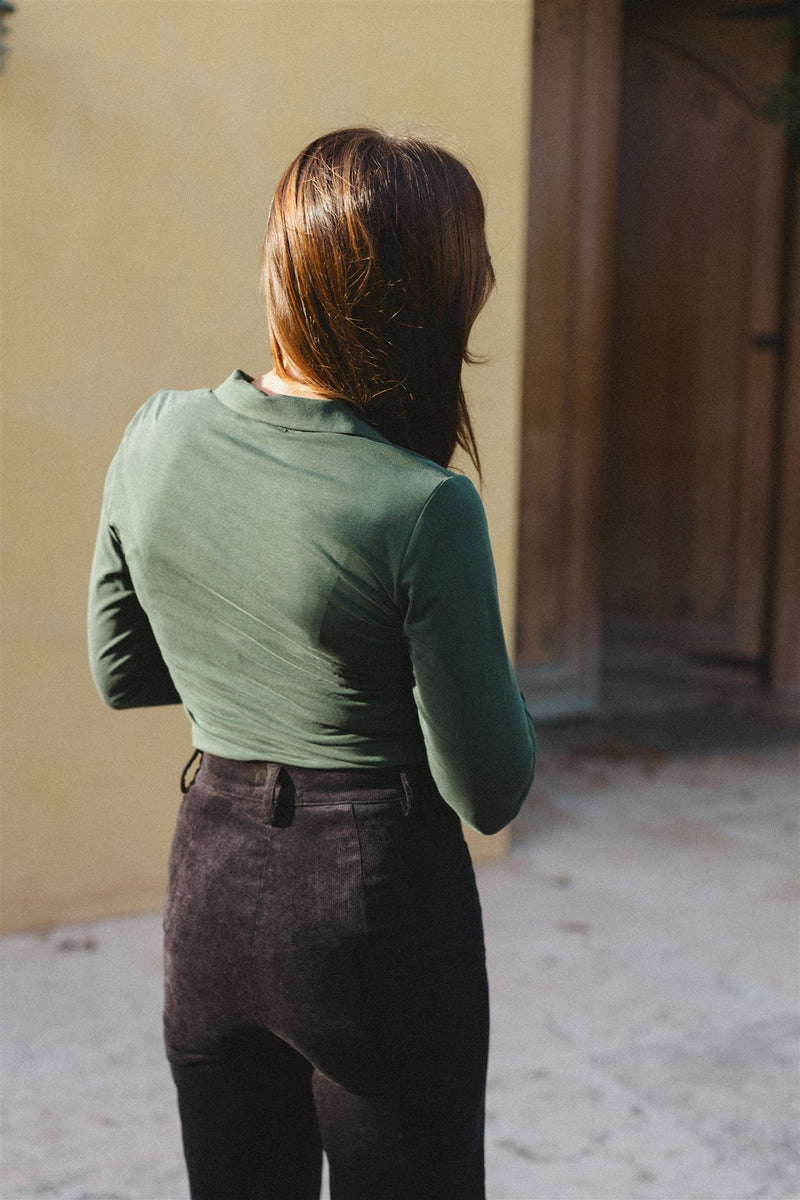 lucia shirt blue green