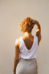 Belle top -White