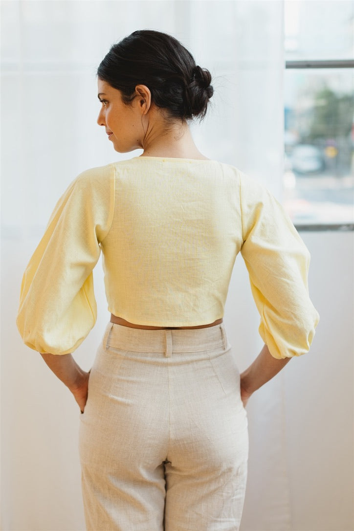 maui top yellow
