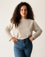 La Marinière - Sand Stripe Cotton Top
