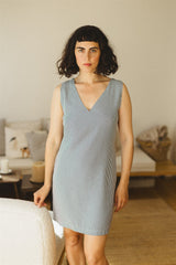 The Summer Dress -  Gingham Viscose Mini Dress